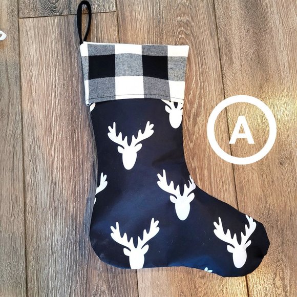 5 Rustic Buffalo Plaid Stockings Bundle - Picture 3 of 7